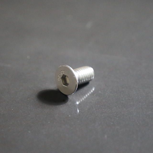 Vis à métaux à tête fraisée à six pans creux en acier inoxydable 201/304/316