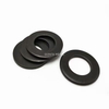 Rondelle plate en acier au carbone noir