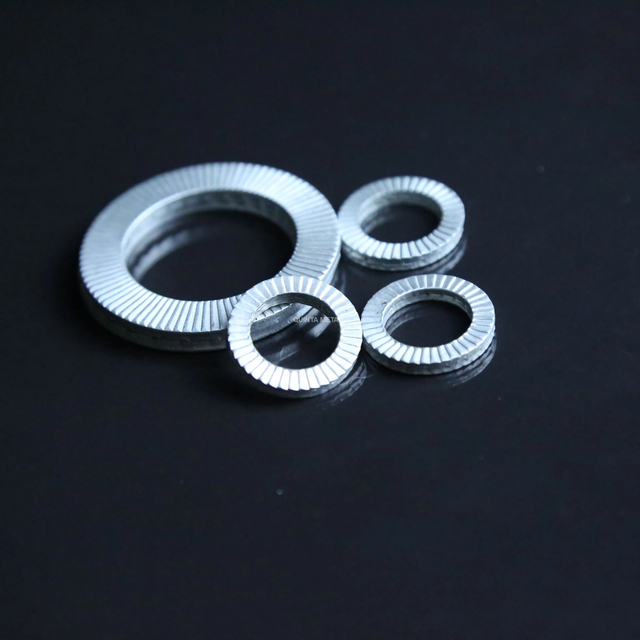 Rondelle autobloquante double couche Dacromet