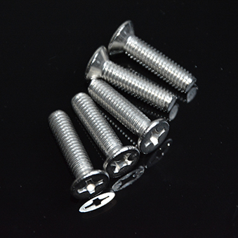 Vis à métaux Phillips à tête plate en acier inoxydable